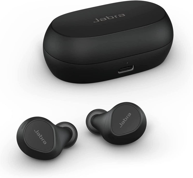 Jabra Elite 7 Pro Écouteurs Bluetooth intra auriculaires - Écouteurs à réduction de bruit active réglable True Wireless - Design compact - Jabra MultiSensor Voice pour des appels clairs - Noir titane - LUXING SPORT
